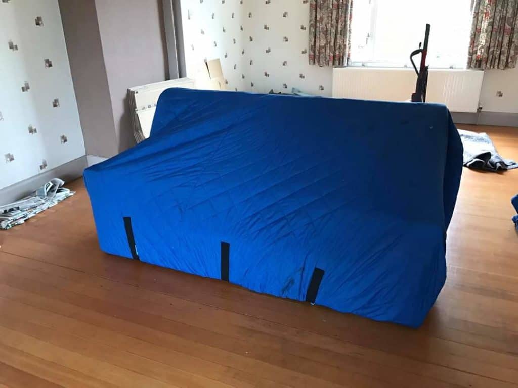 Padded covers for furniture